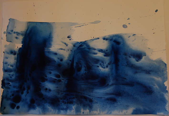 blue abstract image